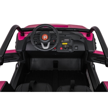 Pojazd Elektryczny RACING Road 2000 4x120W – Różowy JL218.ROZ